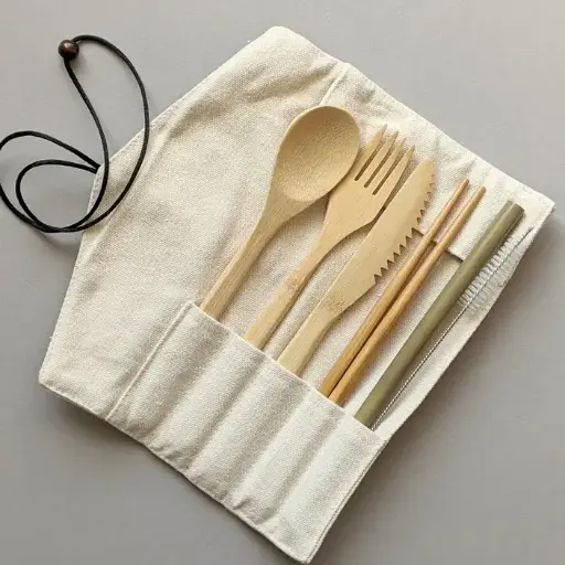 竹製便攜餐具套裝