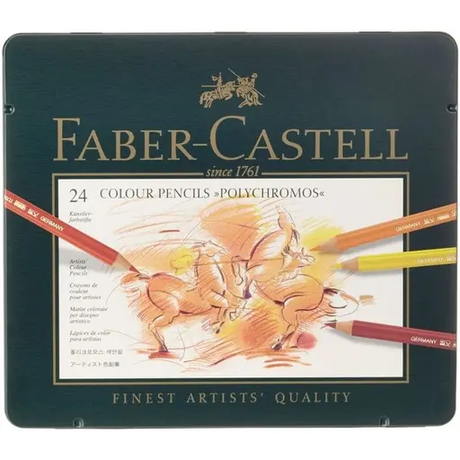Faber-Castell Polychromos Colored Pencils (Set of 24)