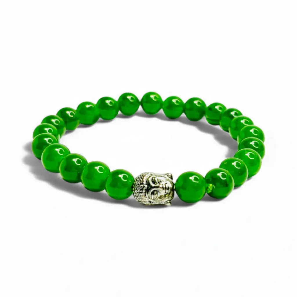 綠玉珠手鏈-彈力貼合