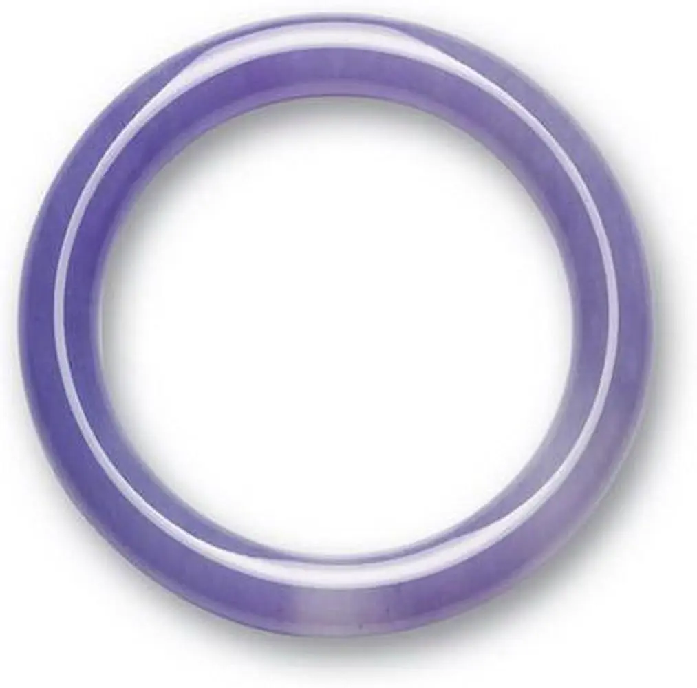 薰衣草玉手鐲——寬橢圓形