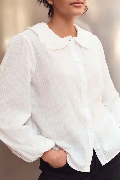 彼得·潘領口襯衫