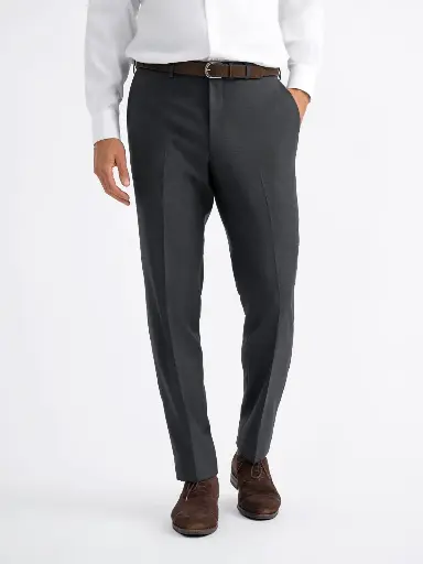 Charcoal Wool Trousers