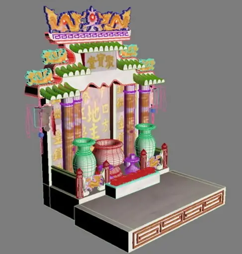 Spirit House Paper Model