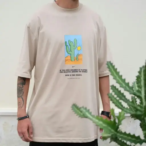 Cotton Oversized Graphic Tee