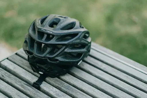 Ventilated Bicycle Helmet with Adjustable Straps