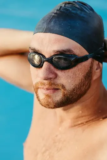 Anti-Fog Swim Goggles with Adjustable Strap