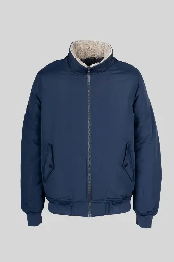 Tech-Wool Bomber Jacket