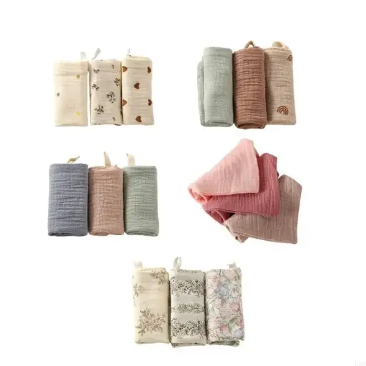 Cotton Face Towels (3pcs Pack)
